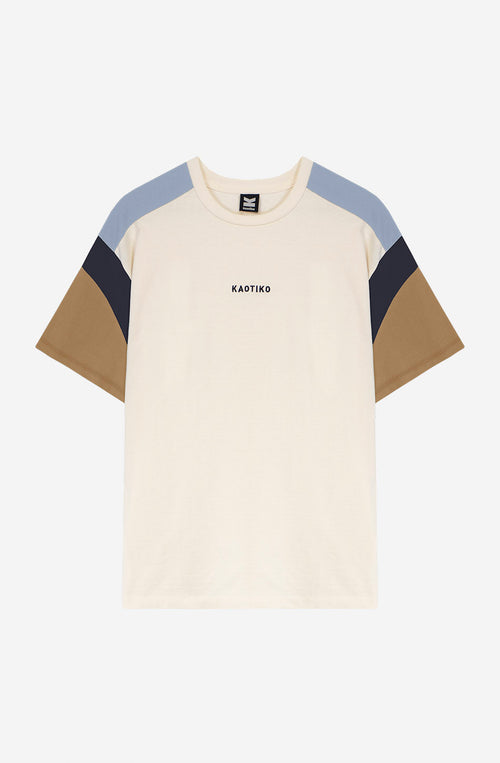 T-shirt Ottawa Ivory/Camel/Sky/Navy 