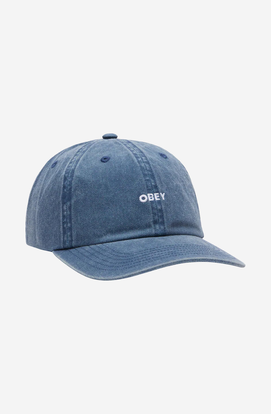 Obey Pigment Bold 6 Panel Cap Pigment Navy