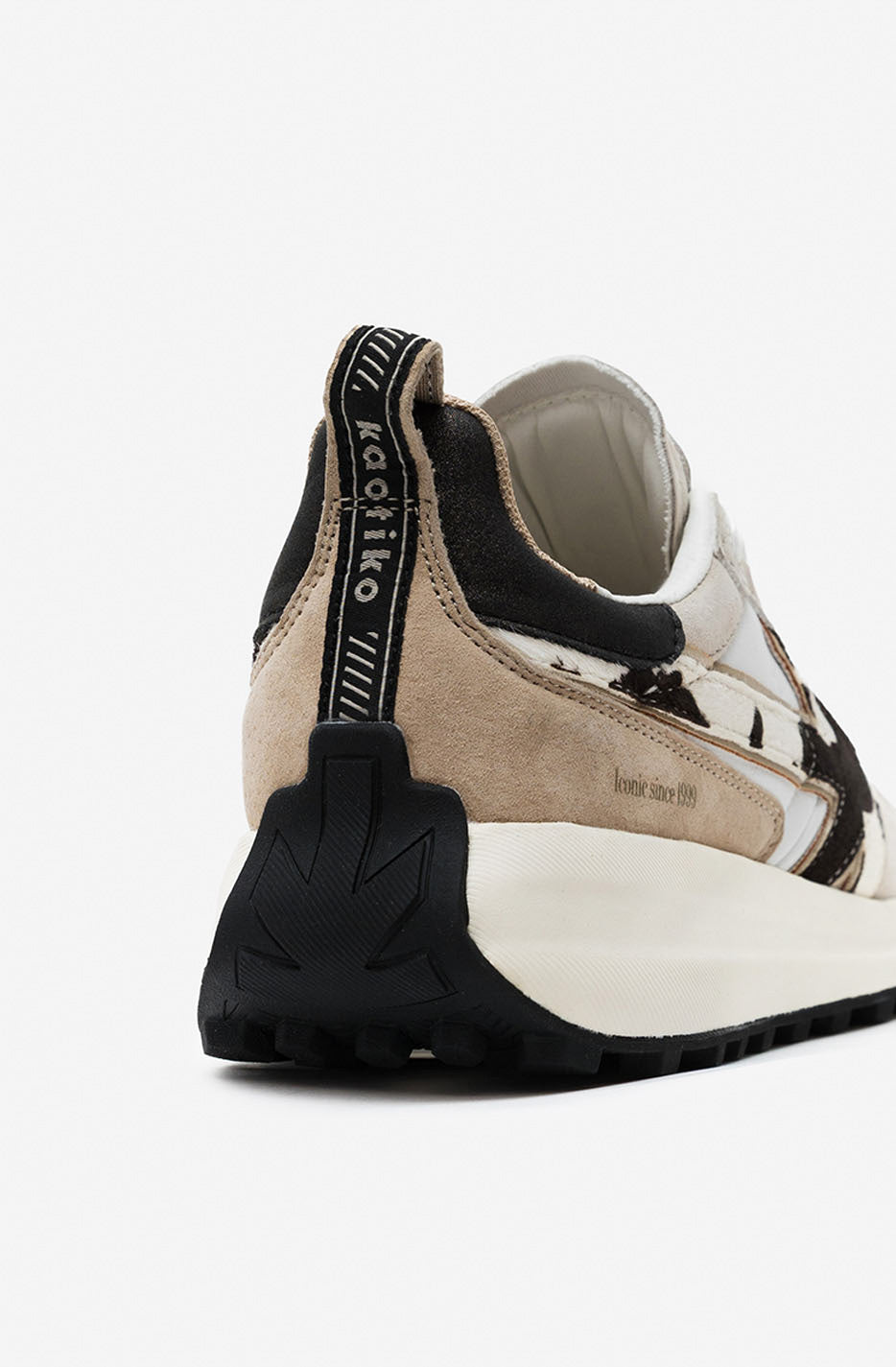 Zapatilla Kaotiko Woman Detroit Glam Off White Cow