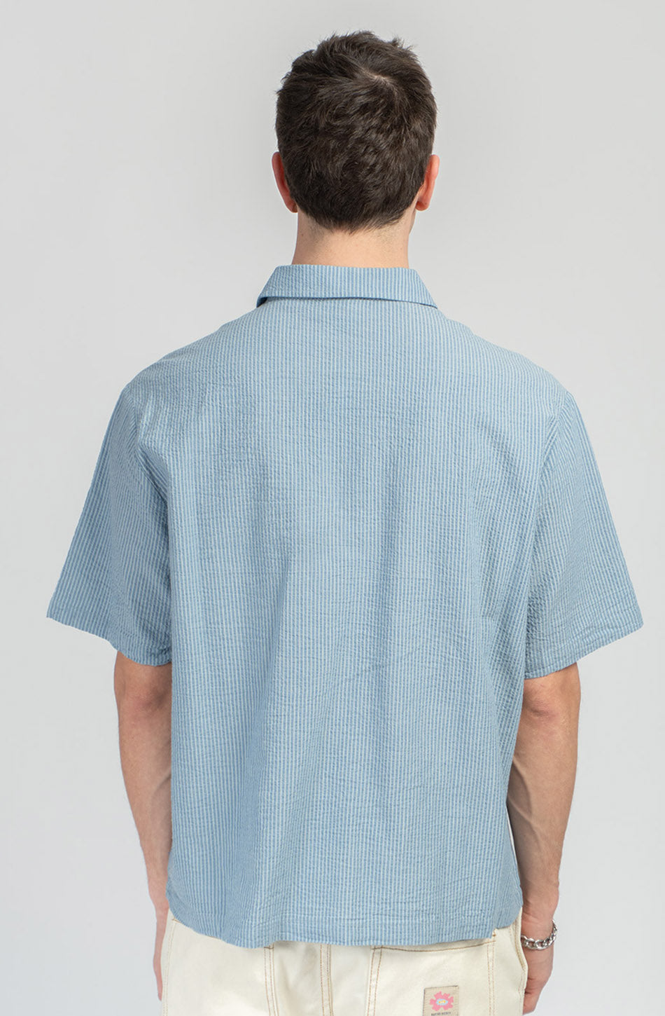 Baracoa Half Zip Blue Shirt