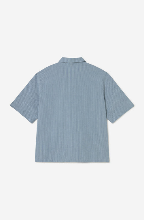 Baracoa Half Zip Blue Shirt
