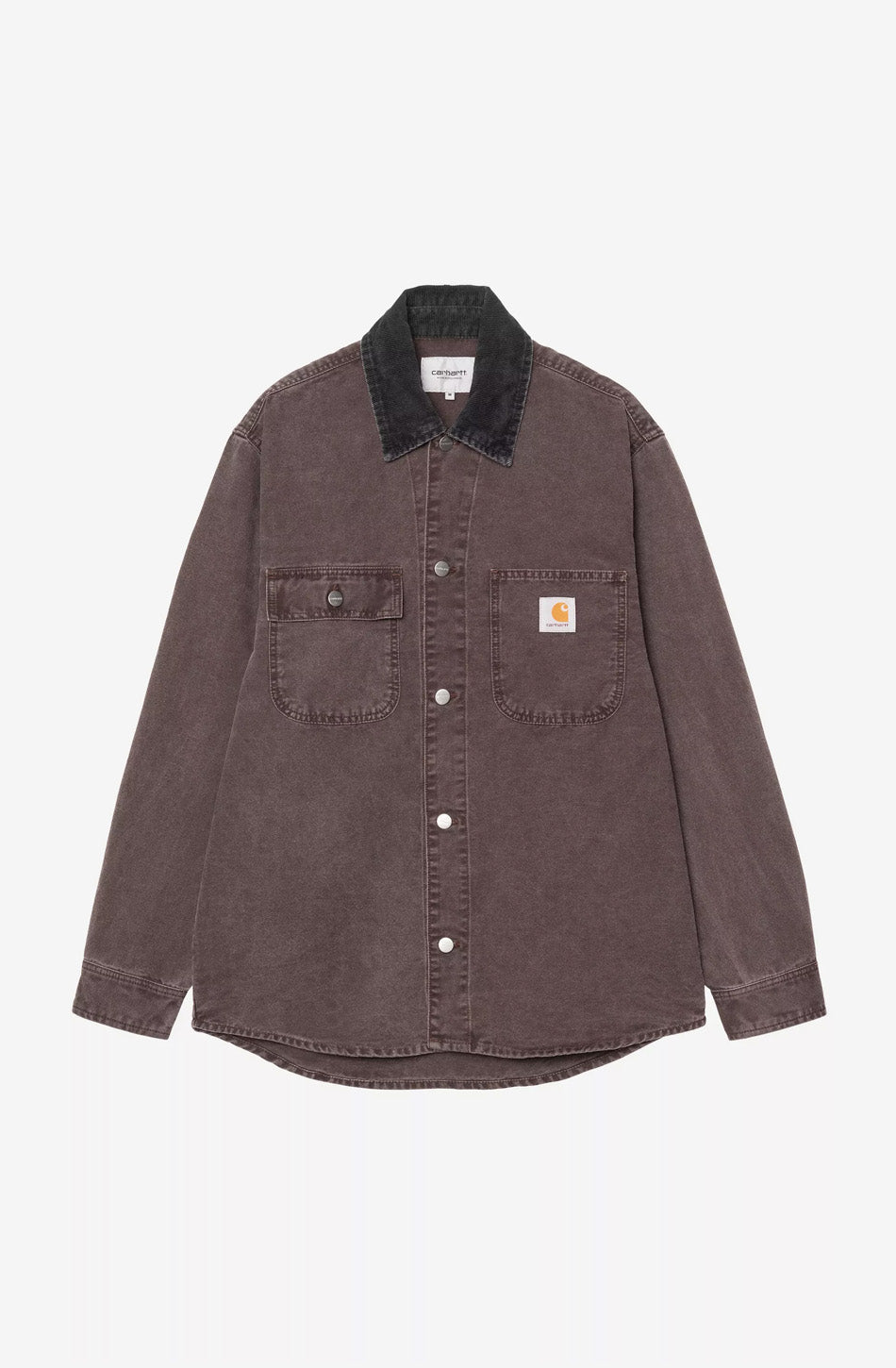 Sobrecamisa Carhartt WIP Mitch Jac Palisander/Black Dusty Canvas