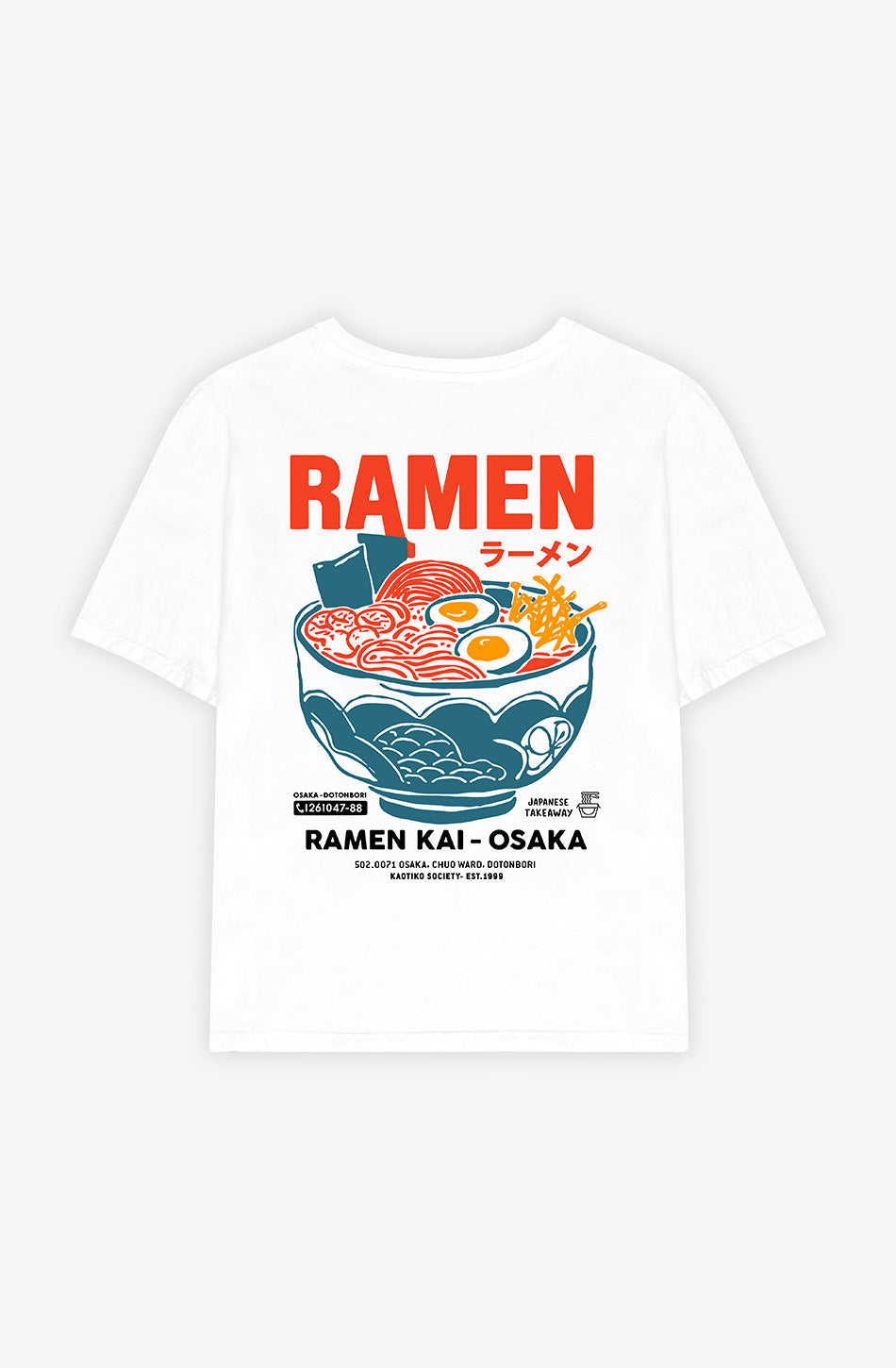 Osaka Ramen White T-shirt