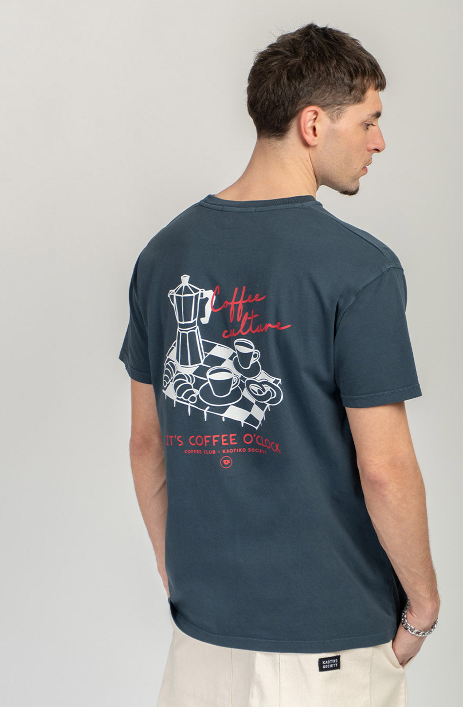 Camiseta Coffee Time Navy