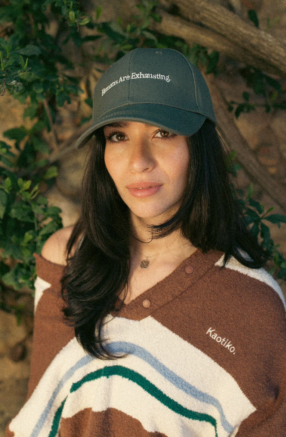 Gorra Humans Are Exhausting Organic Khaki