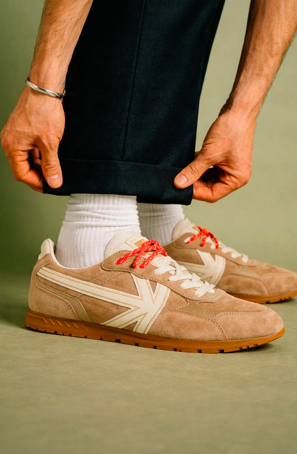 Kaotiko Seattle Man Beige Sneakers