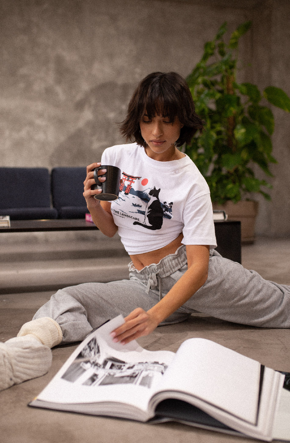 Camiseta Landscape White