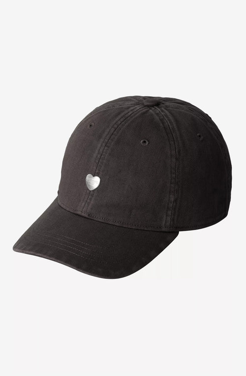 CARHARTT Heart Metal Black/Silver Cap