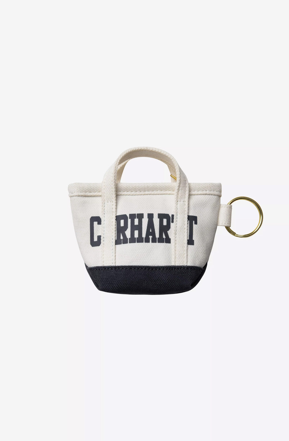 Llavero Carhartt WIP Mini Tote Bag Natural/Blue