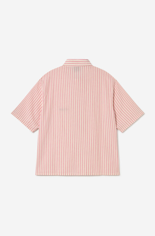 Lost Point Yvory/Garnet Stripes Shirt