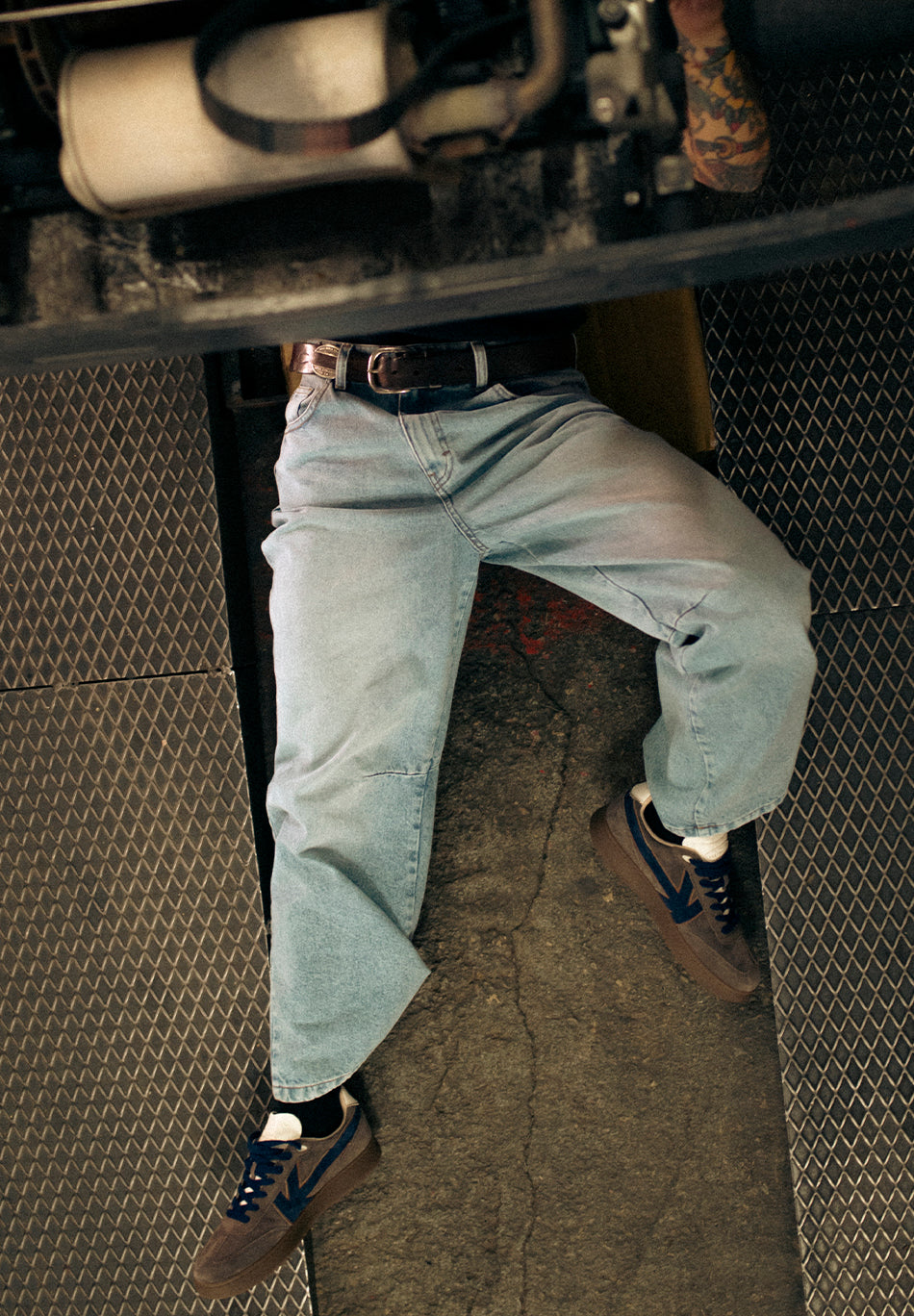 Pantalón Baggy Balloon Denim Blue
