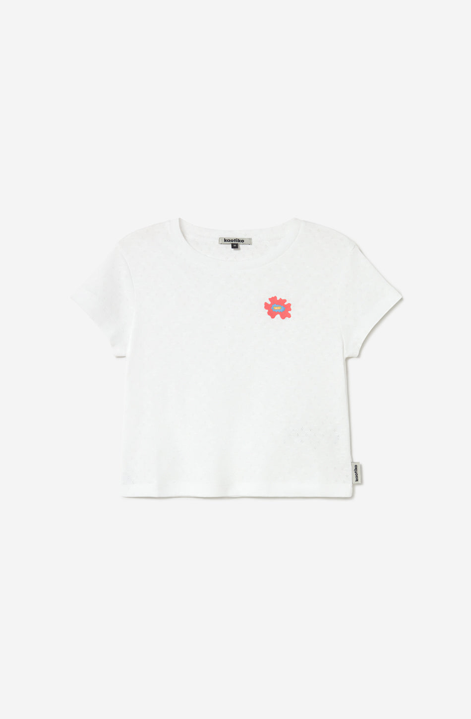 Camiseta Peony White