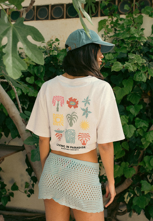 Paradise Organic Cotton White T-shirt