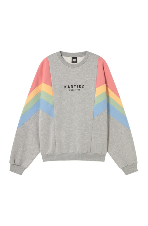 Sudadera Ginger Gray/Salmon/Yellow/Green