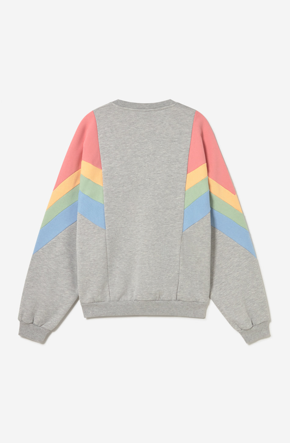 Ginger Grey/Salmon/Yellow/Green Sweatshirt