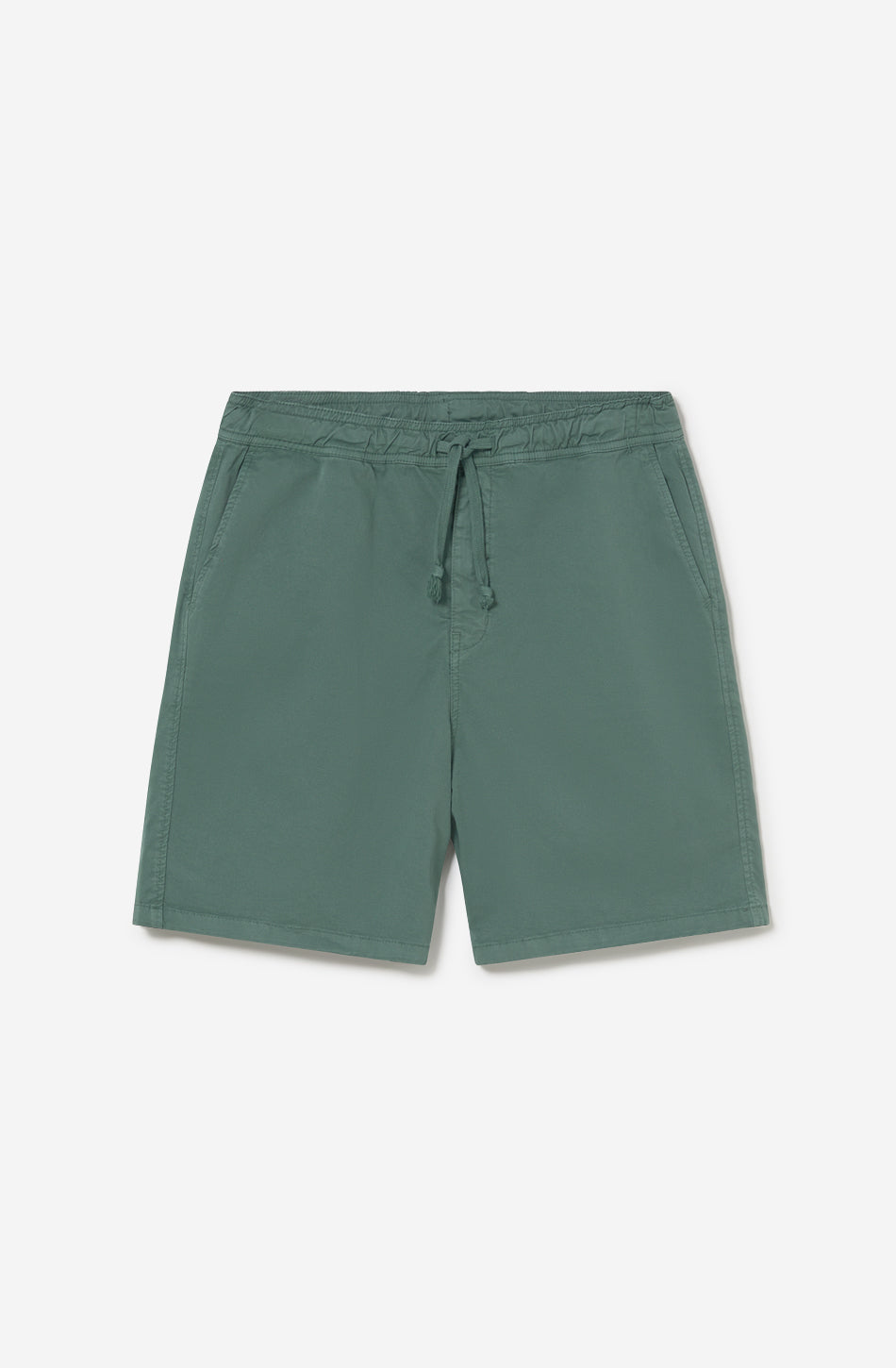 Bermuda Wide Leg Canvas Road Island Forest Green