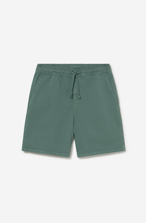 Bermuda Wide Leg Canvas Road Island Forest Green