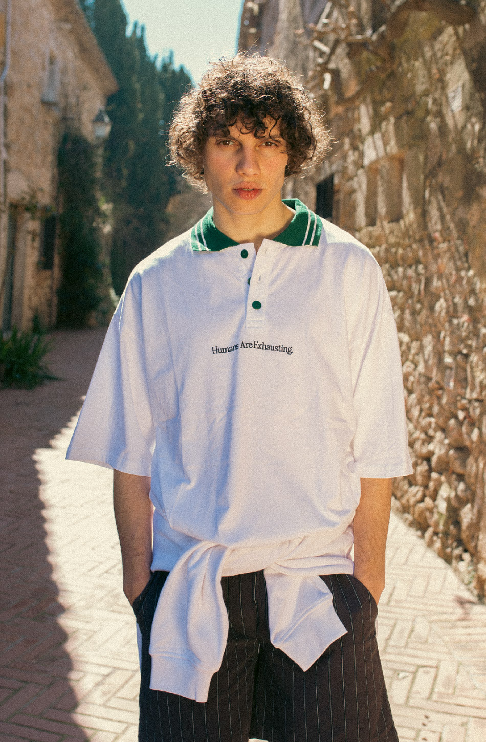 Polo Humans Are Exhausting Organic Cotton White