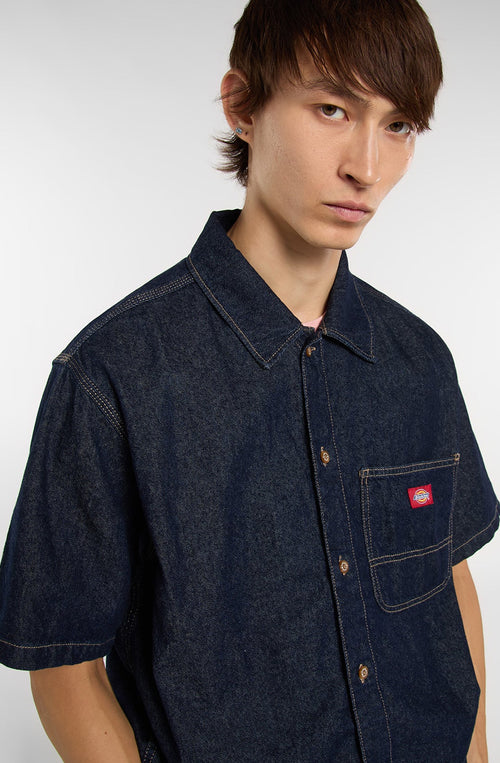 Camisa DICKIES Denim SS Rinsed