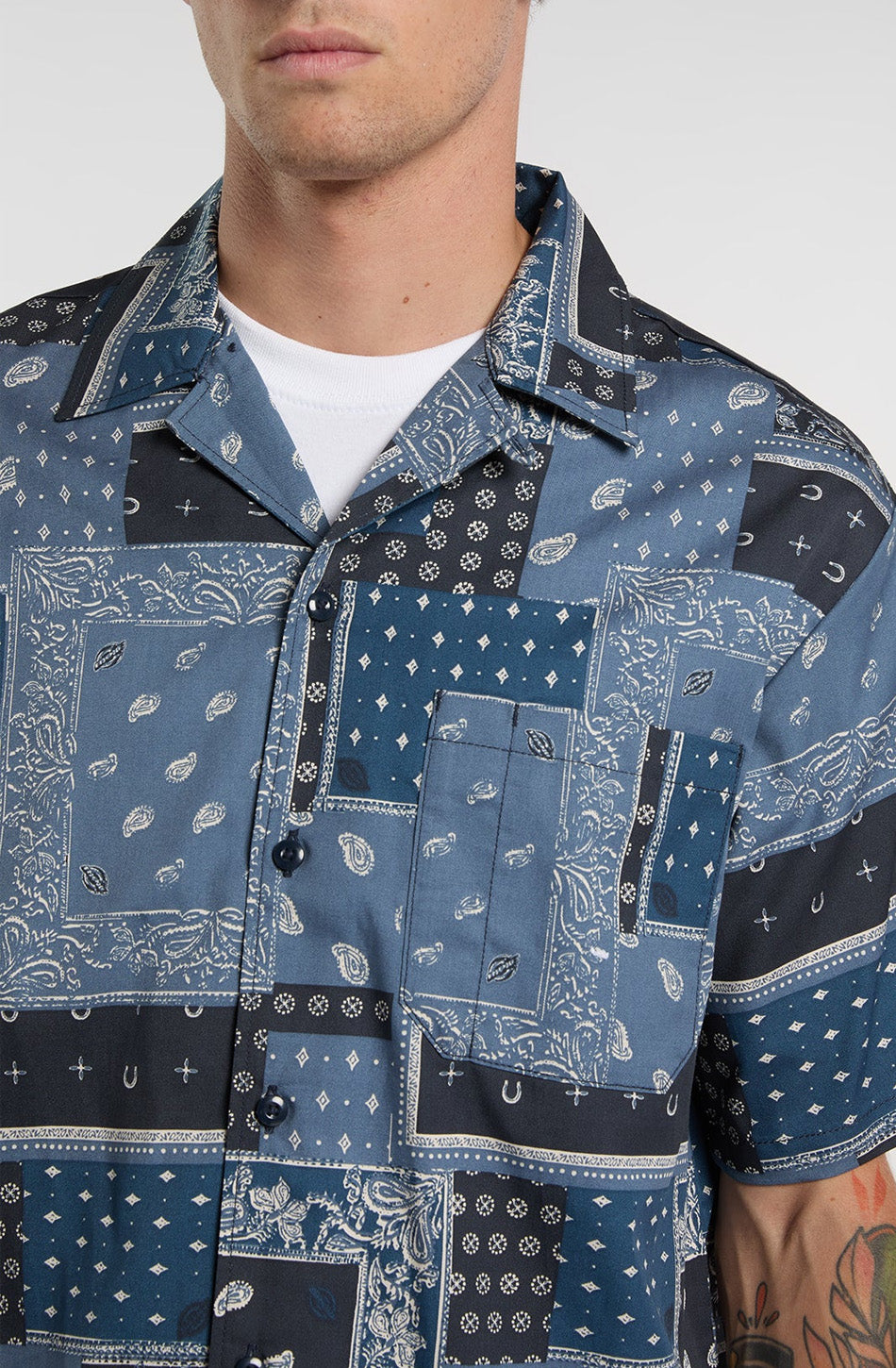 DICKIES Glandorf SS Dark Navy Shirt