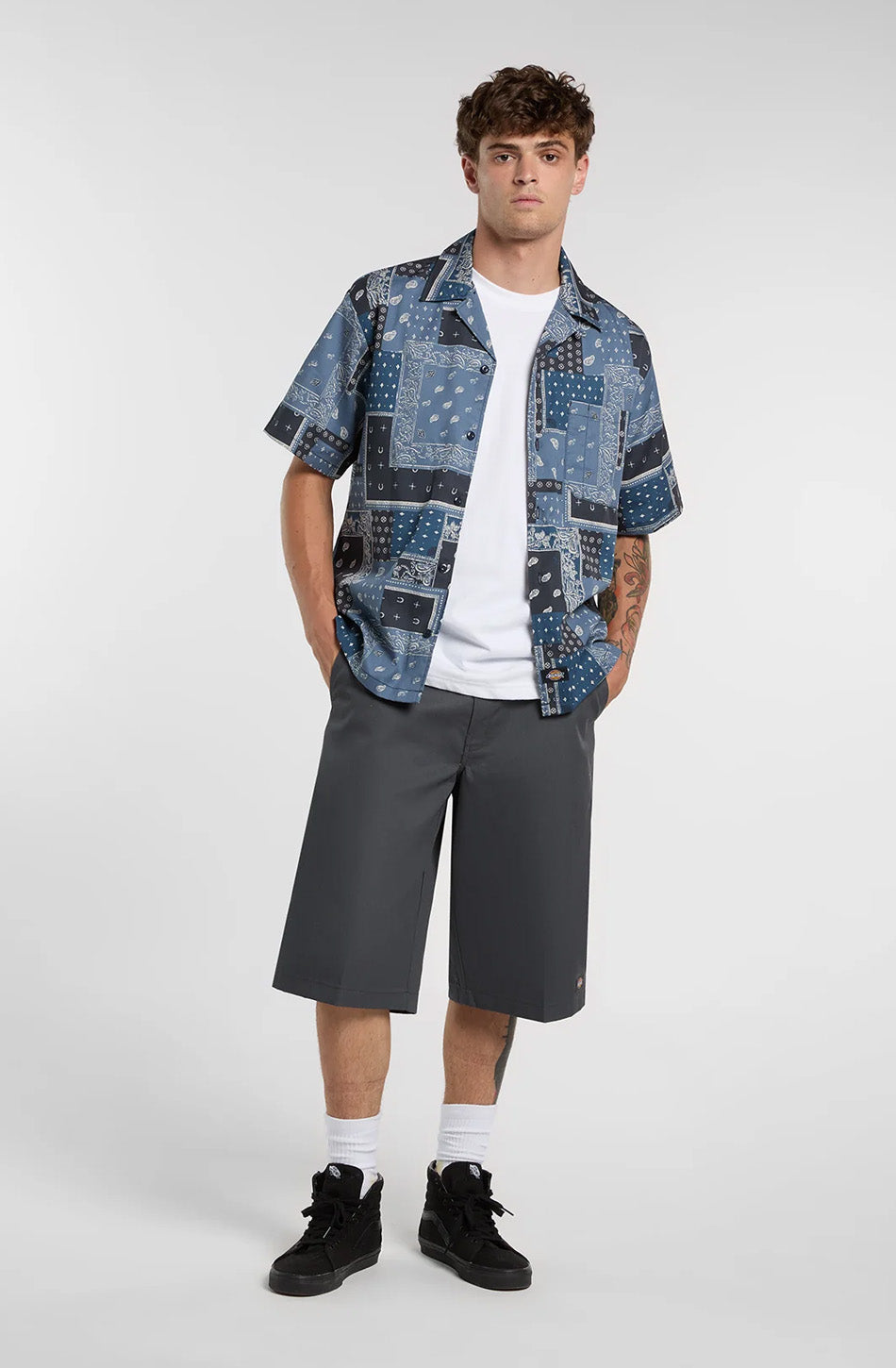 DICKIES Glandorf SS Dark Navy Shirt