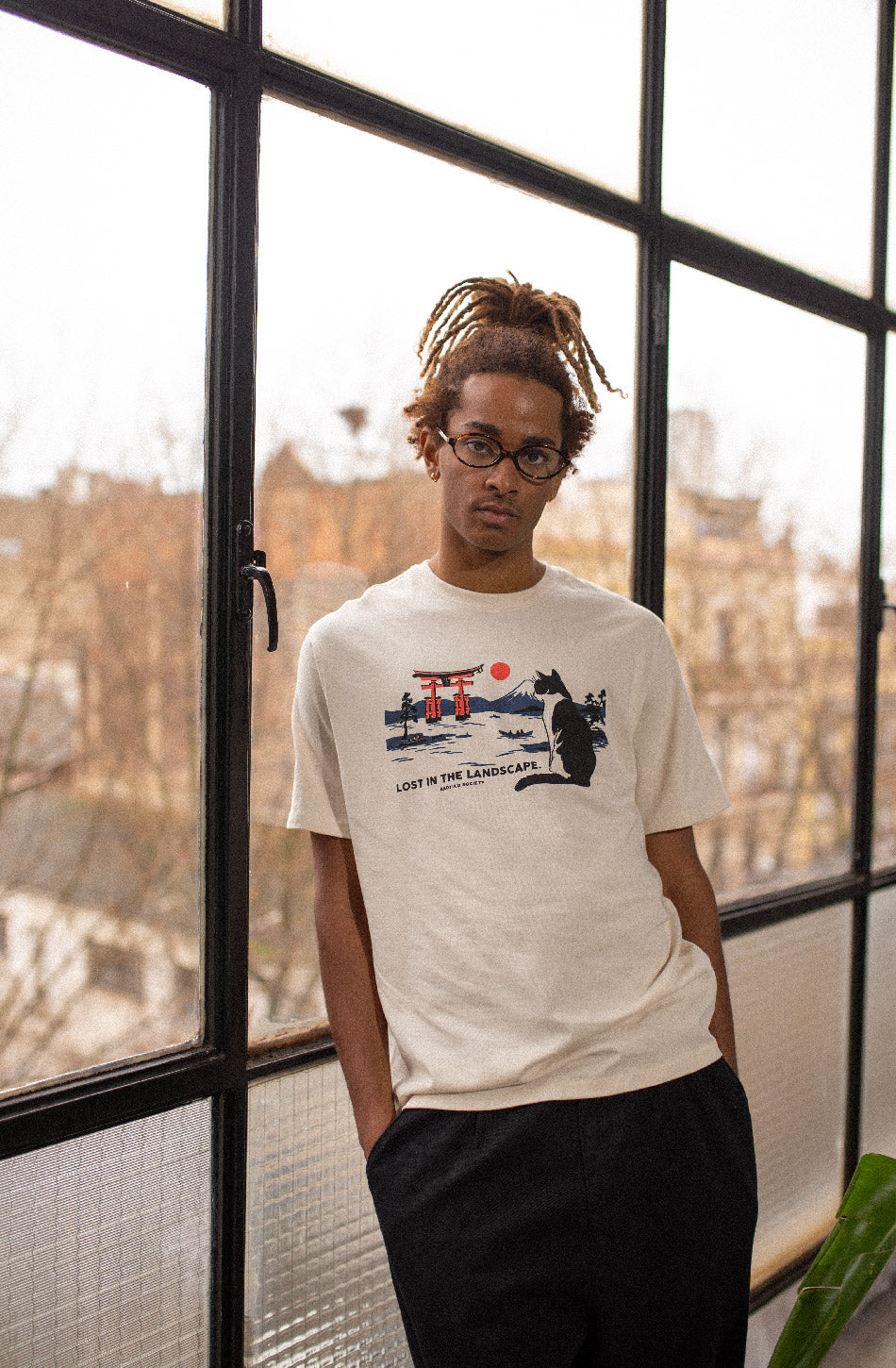 Landscape Organic Cotton Ivory T-shirt