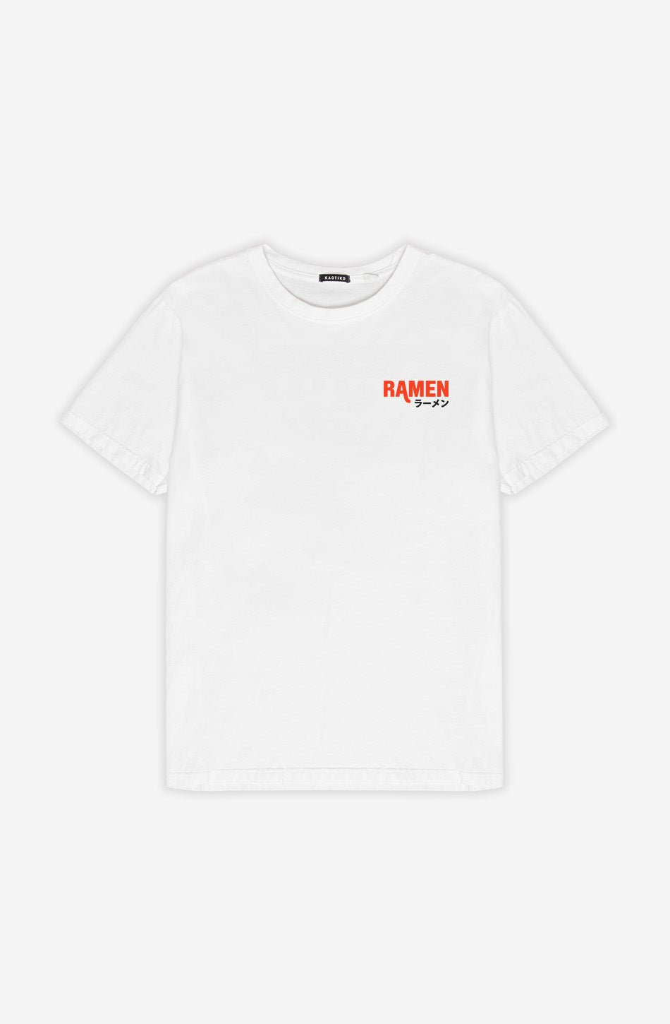 Camiseta Ramen Kai Osaka White unisex de algodón Kaotiko BCN