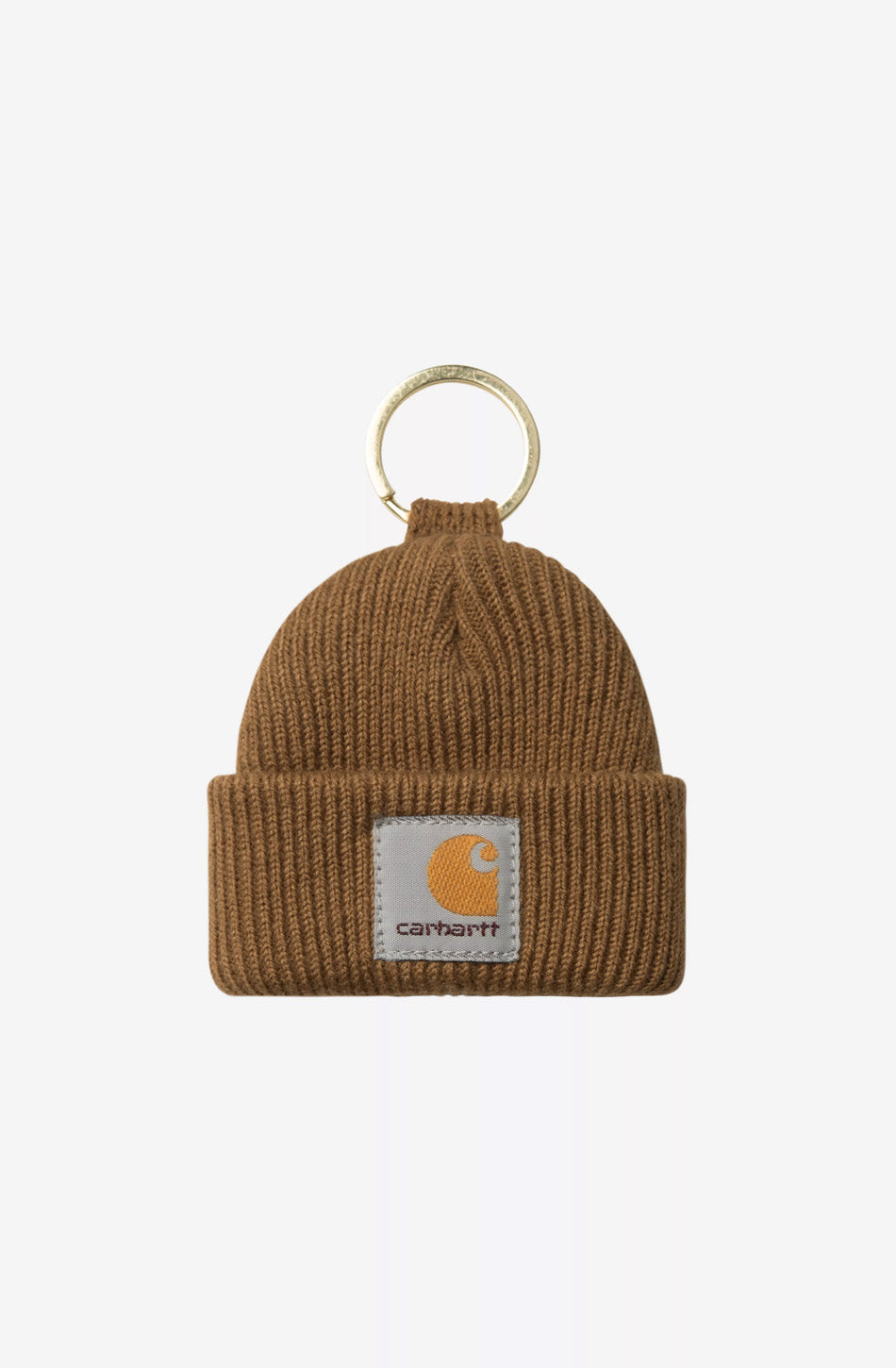 Carhartt WIP Mini Watch Hat Keychain Hamilton Brown