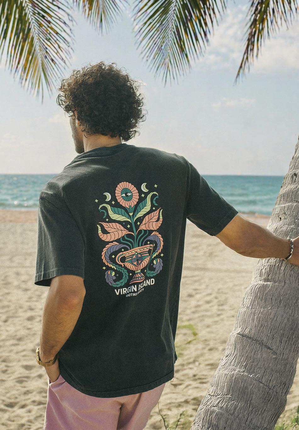 Camiseta Virgin Island Black