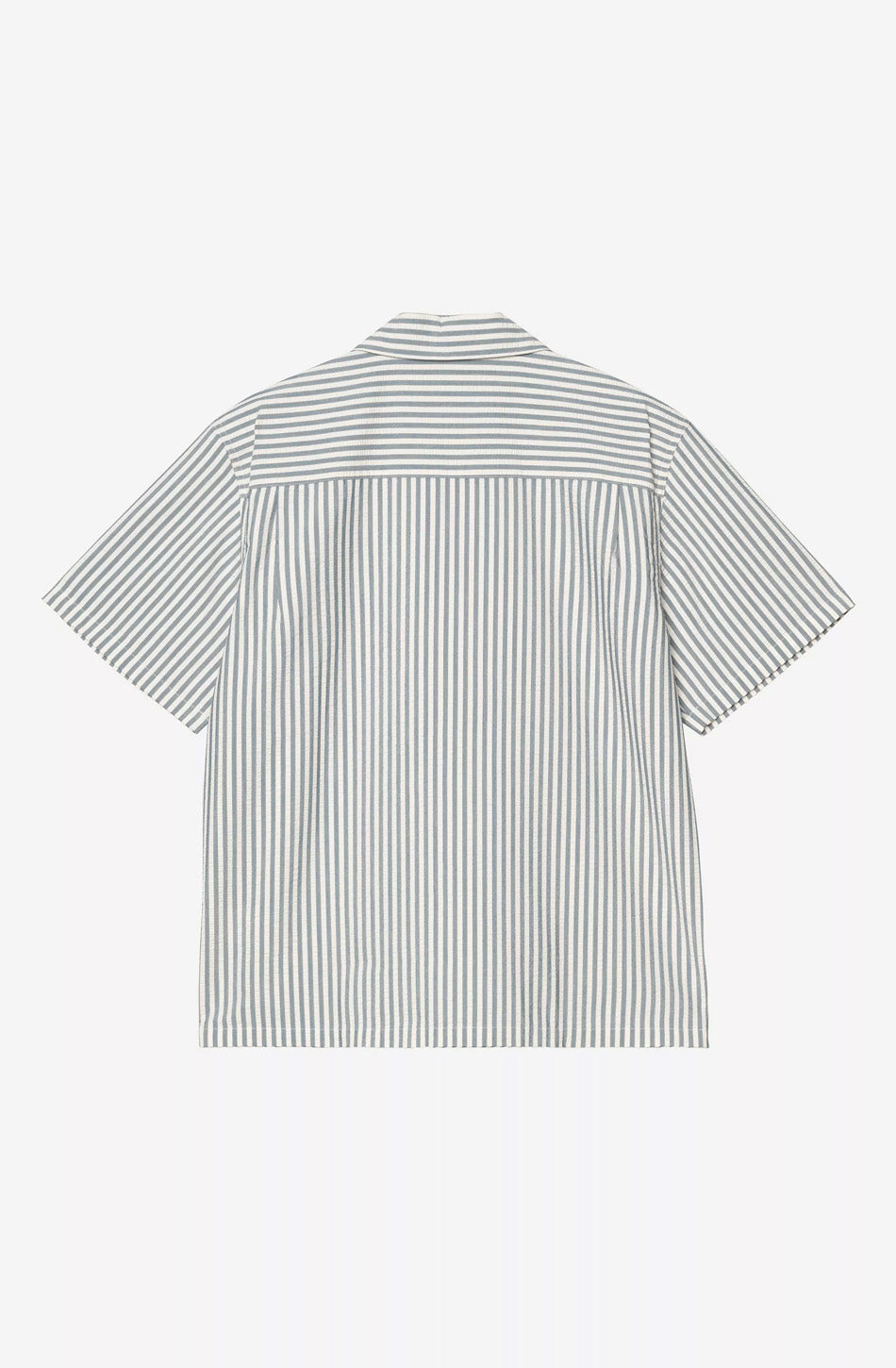 Carhartt WIP Level Seersucker Blue Shirt