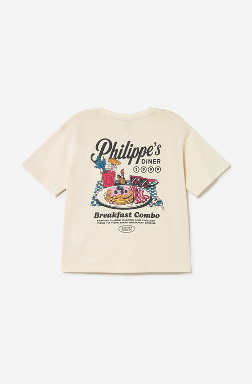 Camiseta Breakfast Road Organic Cotton Ivory