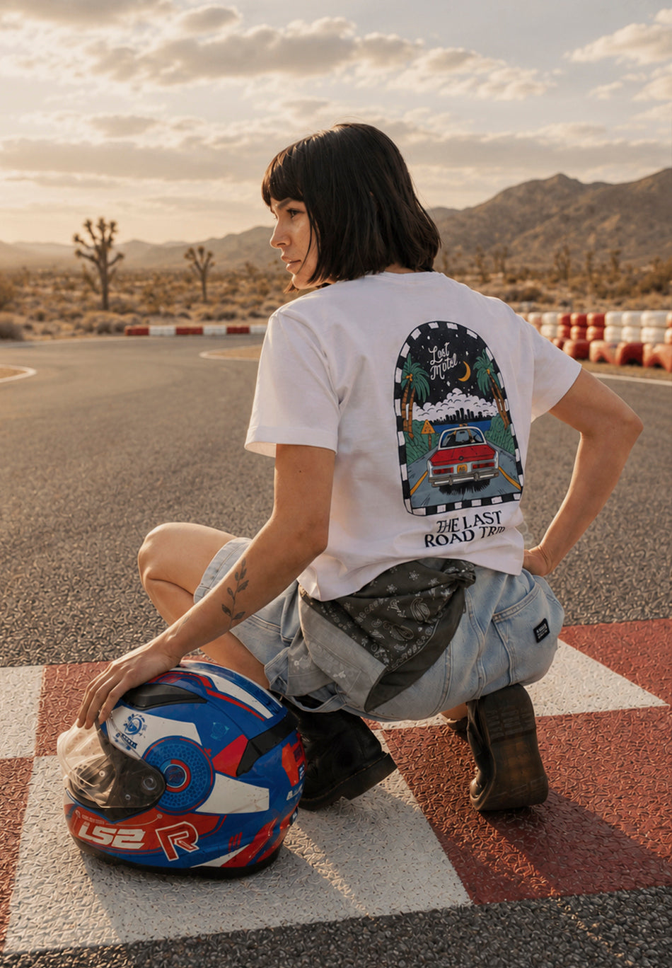 The Last Road Trip Organic Cotton White T-shirt