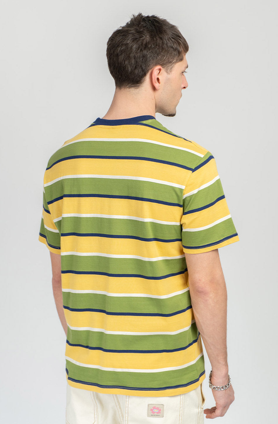 Camiseta Stripes Island Yellow/Green