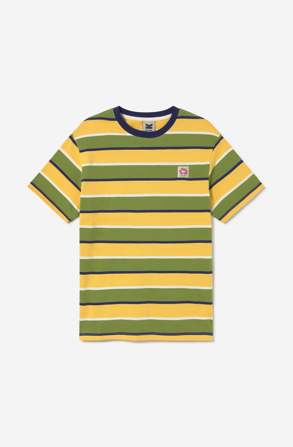 Camiseta Stripes Island Yellow/Green