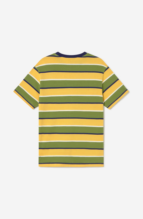 Camiseta Stripes Island Yellow/Green