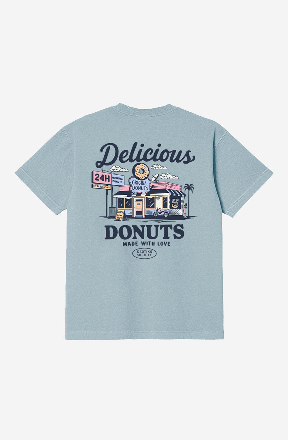 Camiseta Delicious Donuts Fresh Green