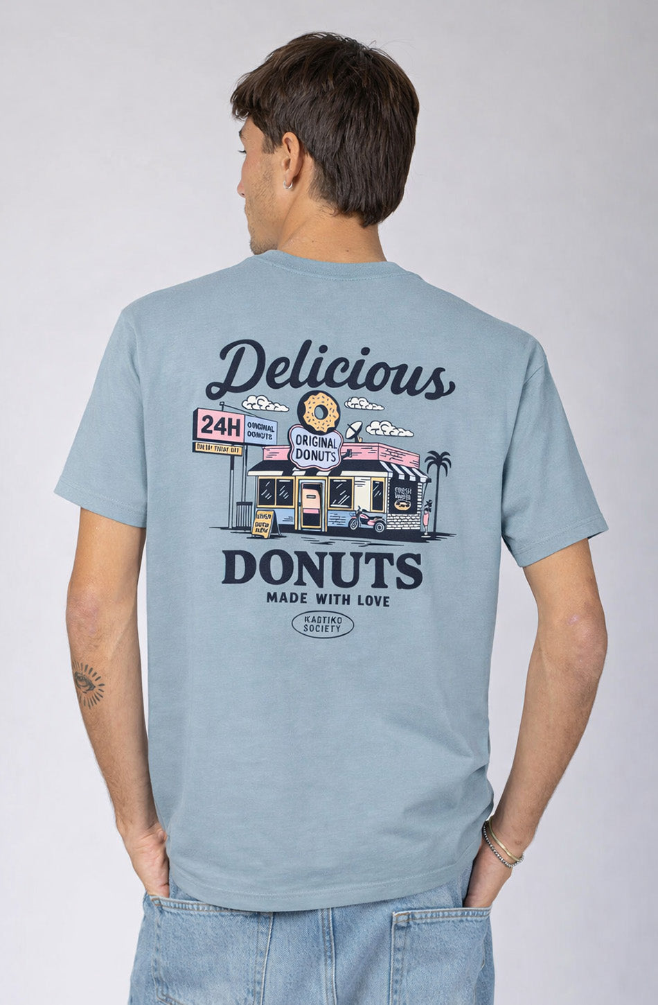 Camiseta Delicious Donuts Fresh Green
