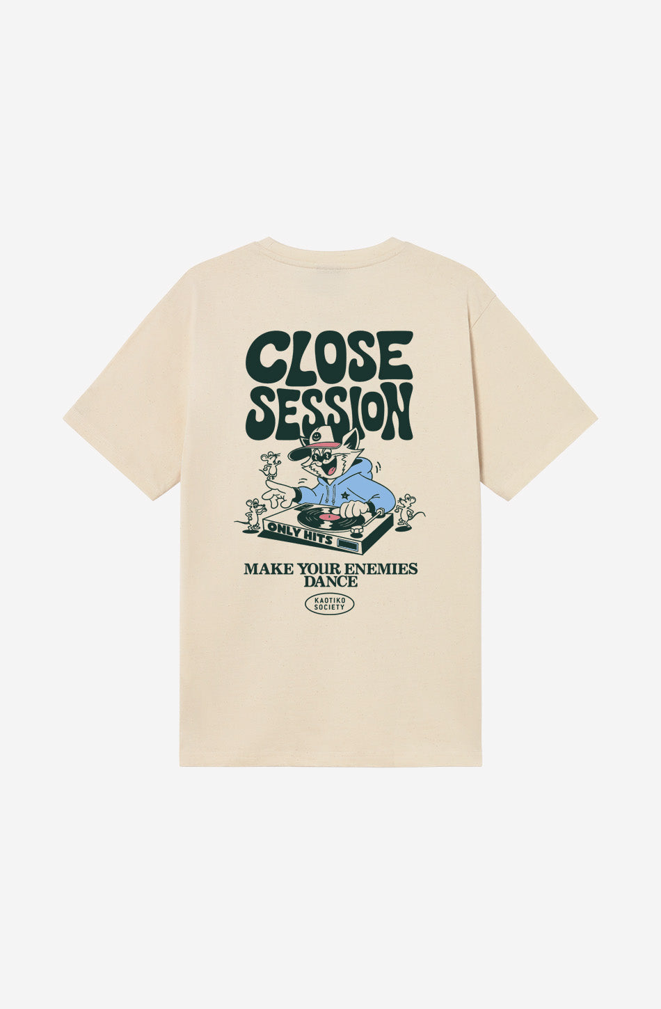 Close Session Organic Ivory T-Shirt