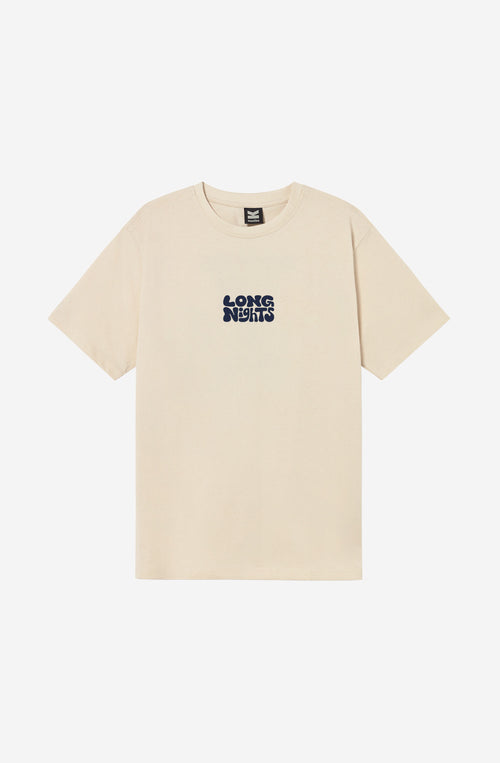 Long Nights Organic Ivory T-shirt