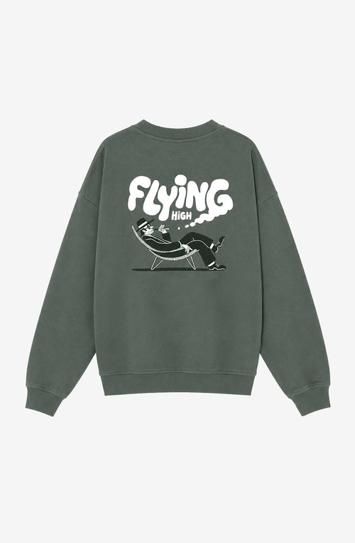 Flying High Green Hoodie
