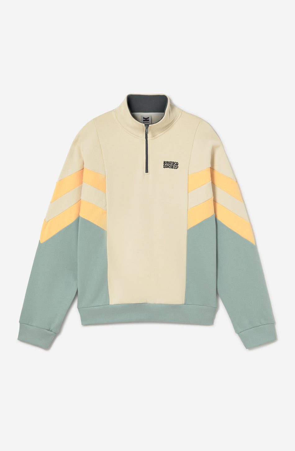 Sudadera Half-Zip Clark Bone/Cloud