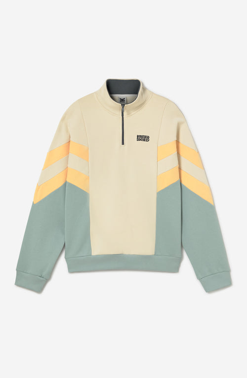 Clark Bone/Cloud Half-Zip Sweatshirt