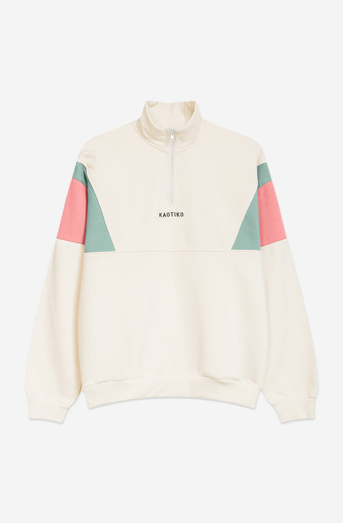 Arthur Yvory/Pale Blue/Salmon Sweatshirt