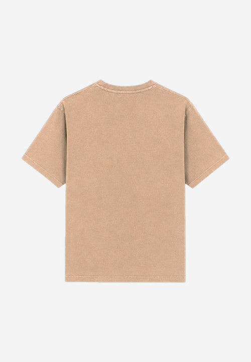 Camiseta Basic Washed Bone