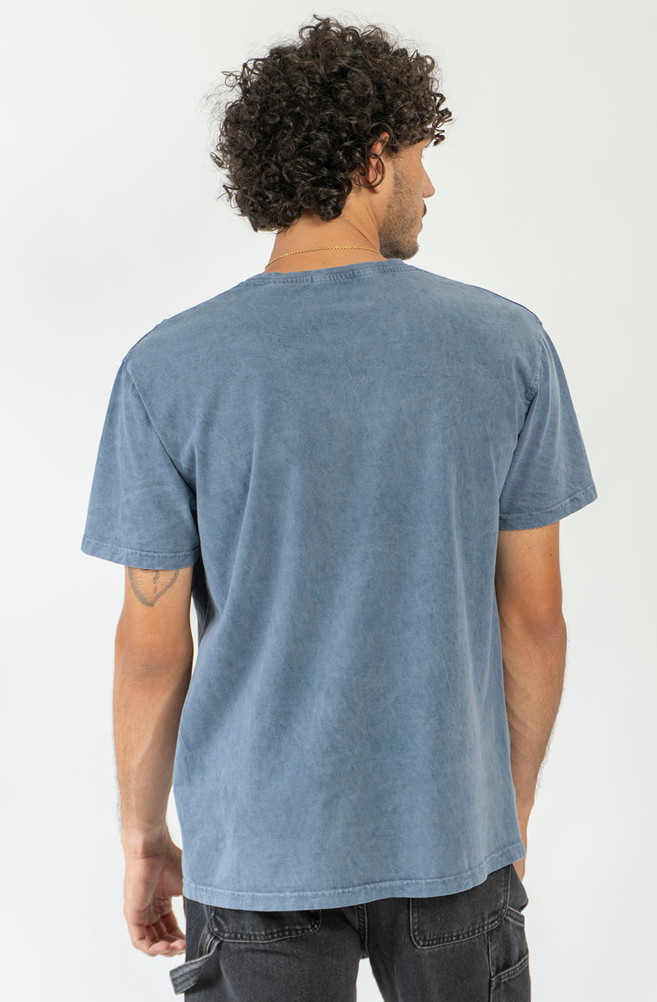 Camiseta Basic Washed Indigo