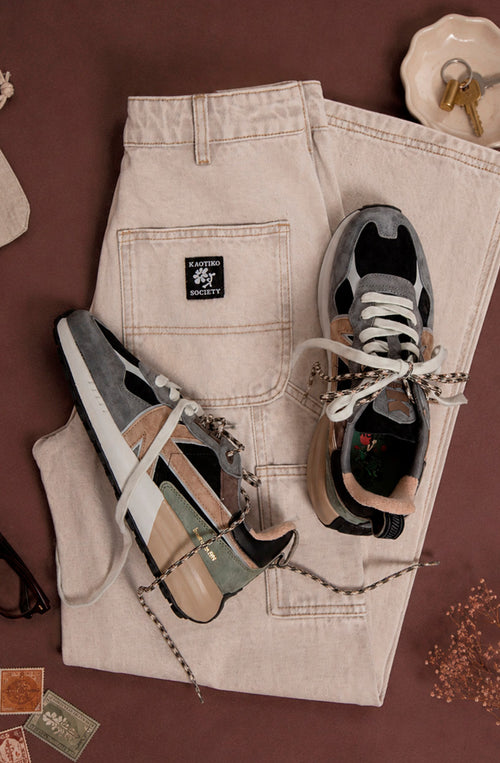 Vancouver Multi Suede Black Sneakers