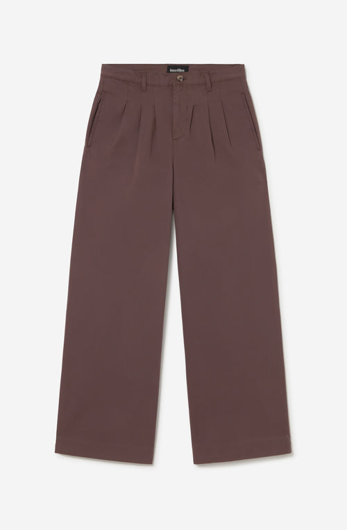 Pantalón  Norway Wide Leg Brown