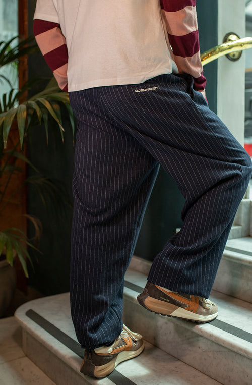 Pantalón Stripes Belle Époque White / Navy