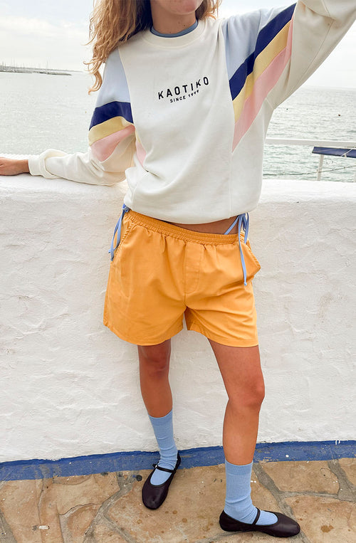 Sweatshirt Ginger Ivory/Blue/Navy/Rose/Yellow