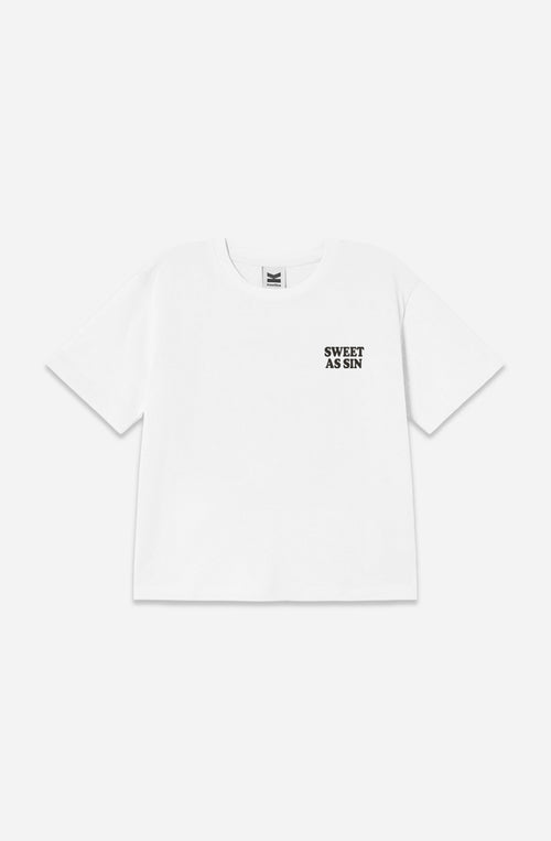 T-shirt Sweet As Sin White